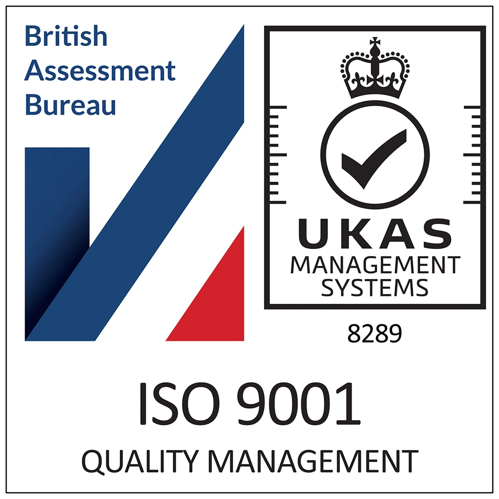 ISO 9001 Quality Management Certificate Badge