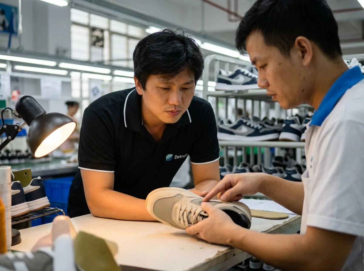 Manual footwear inspection process