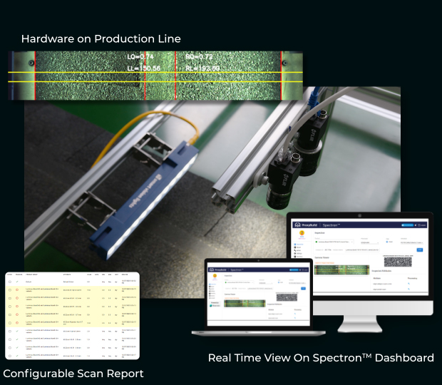 Spectron Dashboard demo with live quality inspection Spectron Dashboard demo with live quality inspection