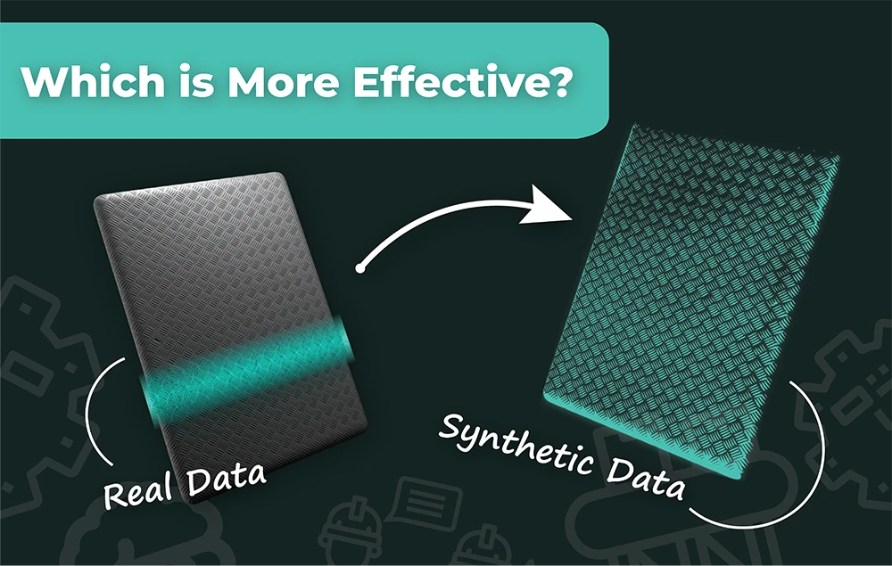 Synthetic data vs real data in quality control